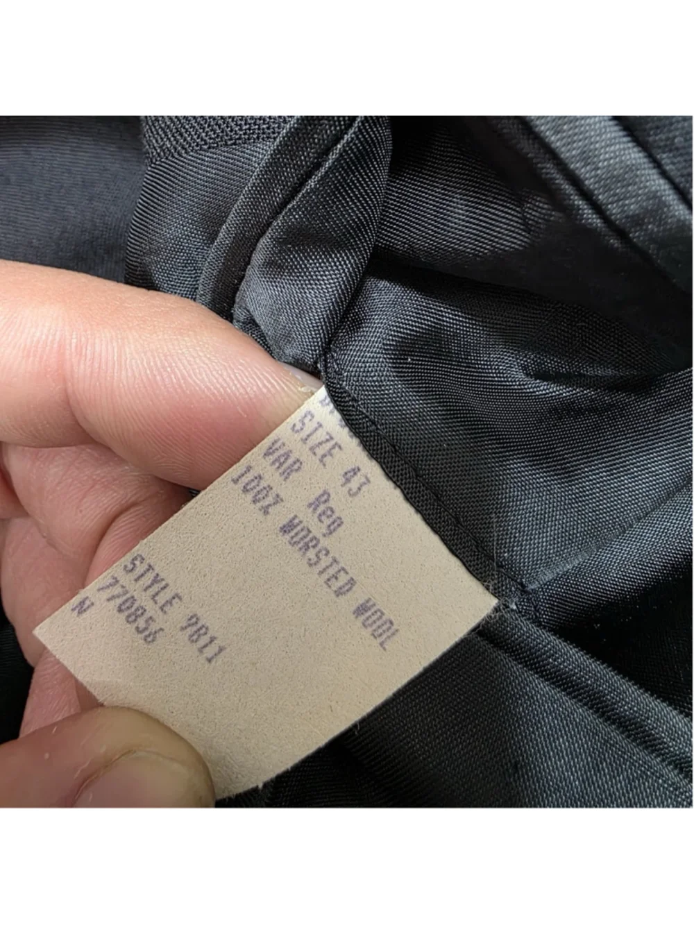 Brooks Brothers Made in USA Vintage 100% Wool Navy Blue Blazer Sport Coat 43R